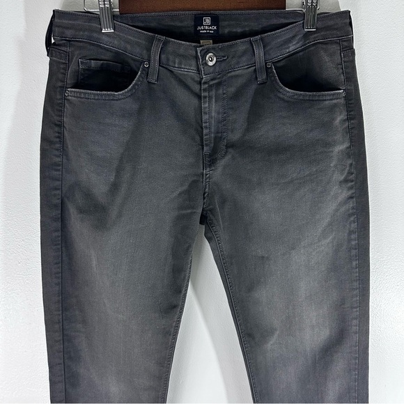 Just Black Slim Straight Charcoal Gray Jeans Men Size 32 - Picture 5 of 6